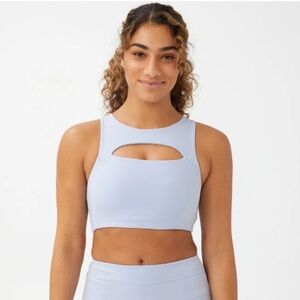 Cotton On Body Gardenia Cut Out Crop Sports Bra